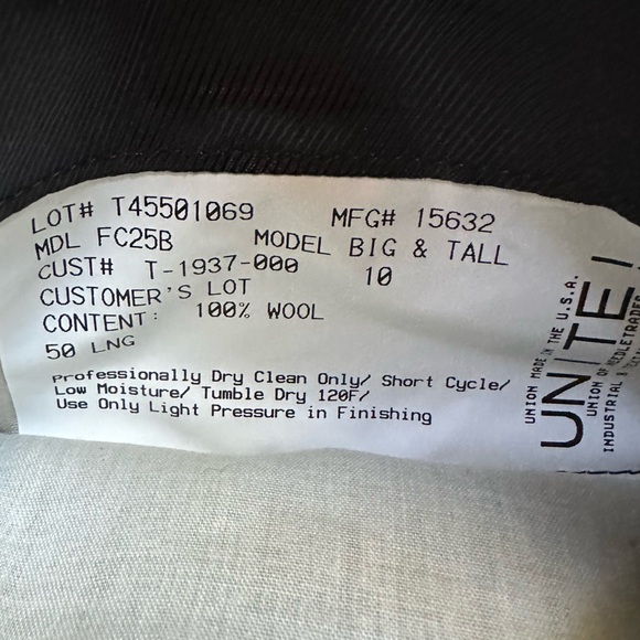 BURBERRY Big & Tall Blue Sports Coat - 50Long - Picture 3 of 9